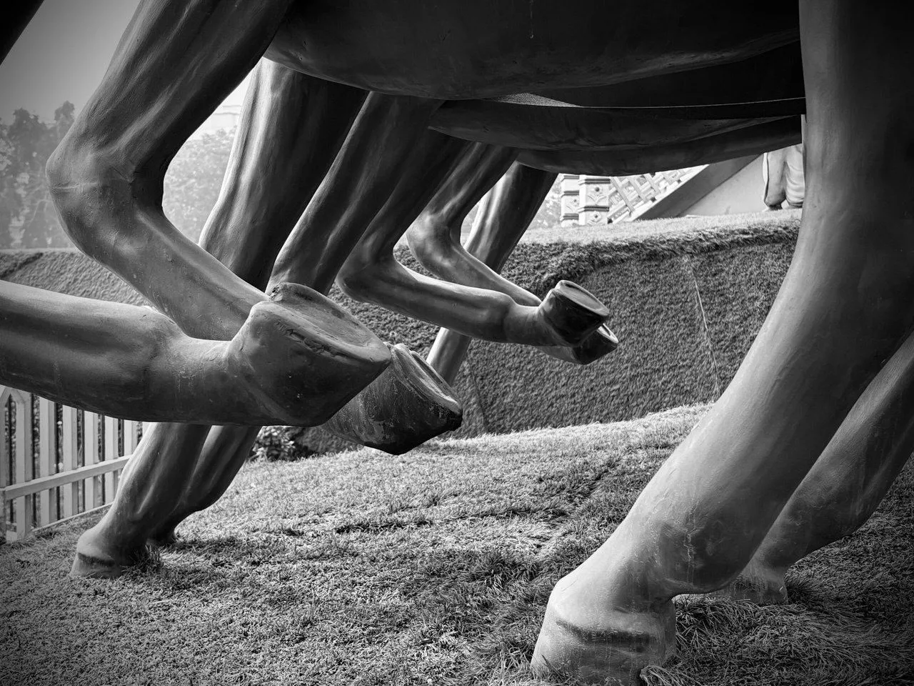 Ảnh đường phố chụp với phong cách Stark B&amp;W trên iPhone 16 Photographic Styles