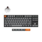 Bàn phím cơ Keychron K8 Max phiên bản switch Brown màu nâu với bố cục TKL.