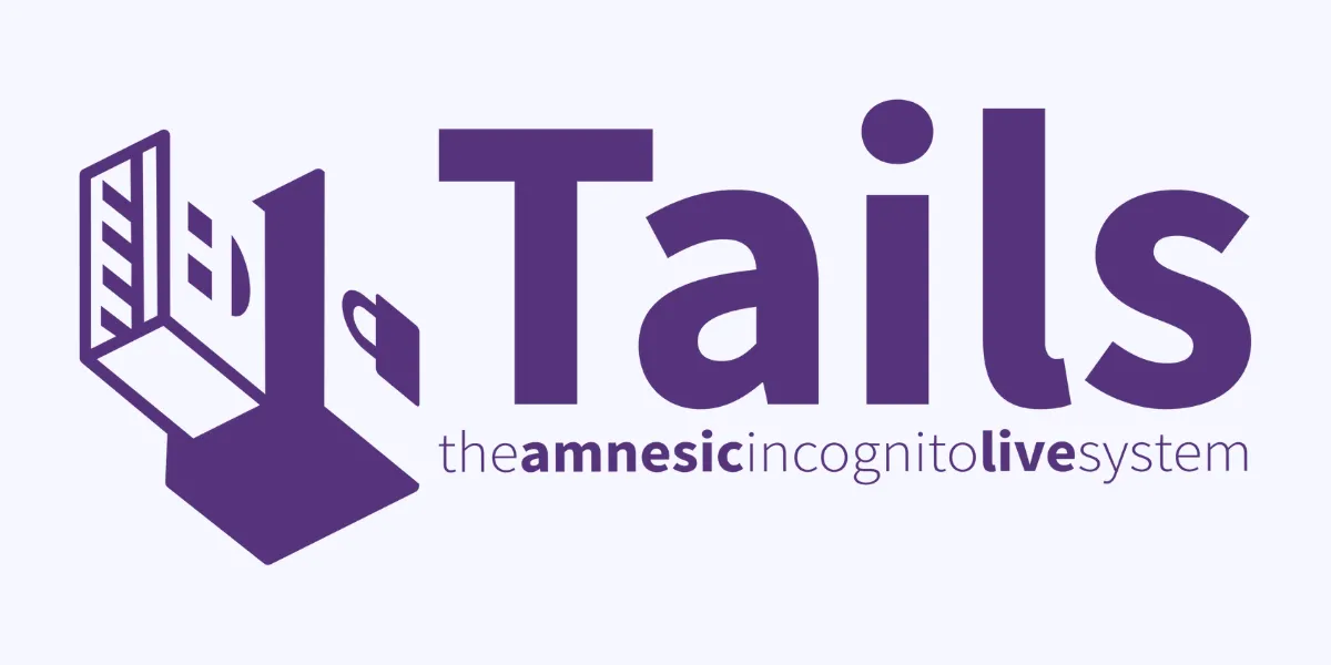 Biểu tượng của hệ điều hành Tails OS, thể hiện tính bảo mật và quyền riêng tư