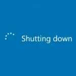 Biểu tượng nút nguồn và tùy chọn tắt máy trên hệ điều hành Windows