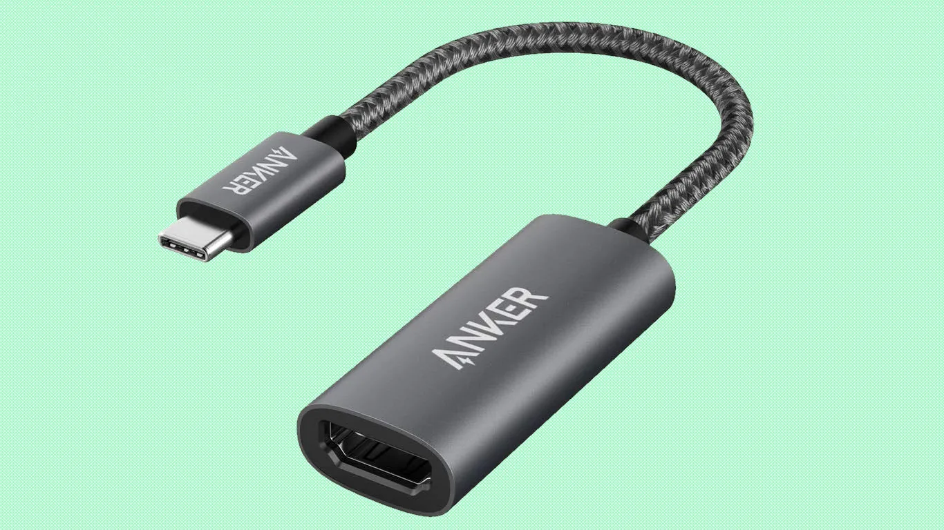 Bộ chuyển đổi USB-C sang HDMI của Anker giúp kết nối điện thoại Android với TV dễ dàng