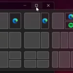 Các tùy chọn bố cục sắp xếp cửa sổ đa dạng trên Windows Snap Layouts.