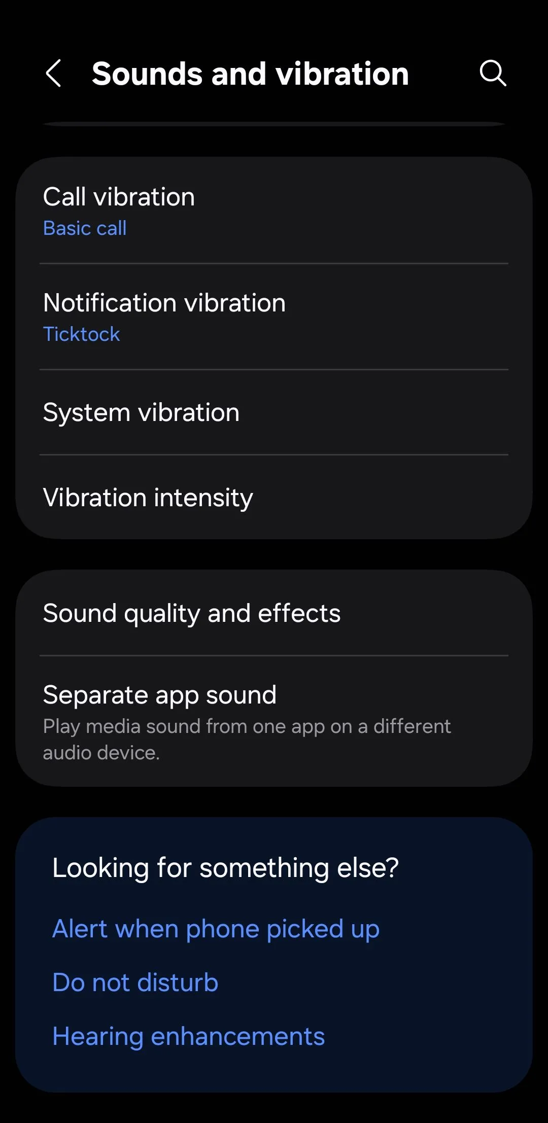 Cài đặt chất lượng và hiệu ứng âm thanh trên Samsung One UI 7