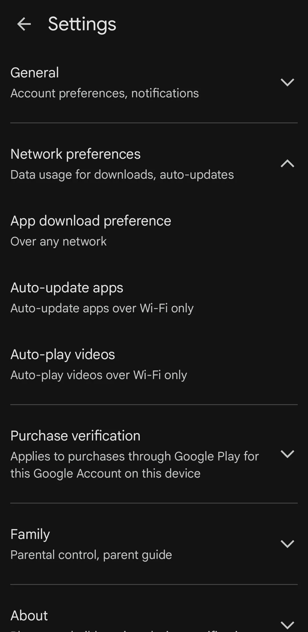 Cài đặt Google Play Store để bật tự động cập nhật ứng dụng trên Samsung