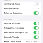 Cài đặt quyền riêng tư của Apple Mail trên iPhone cho phép chặn theo dõi email và ẩn địa chỉ IP