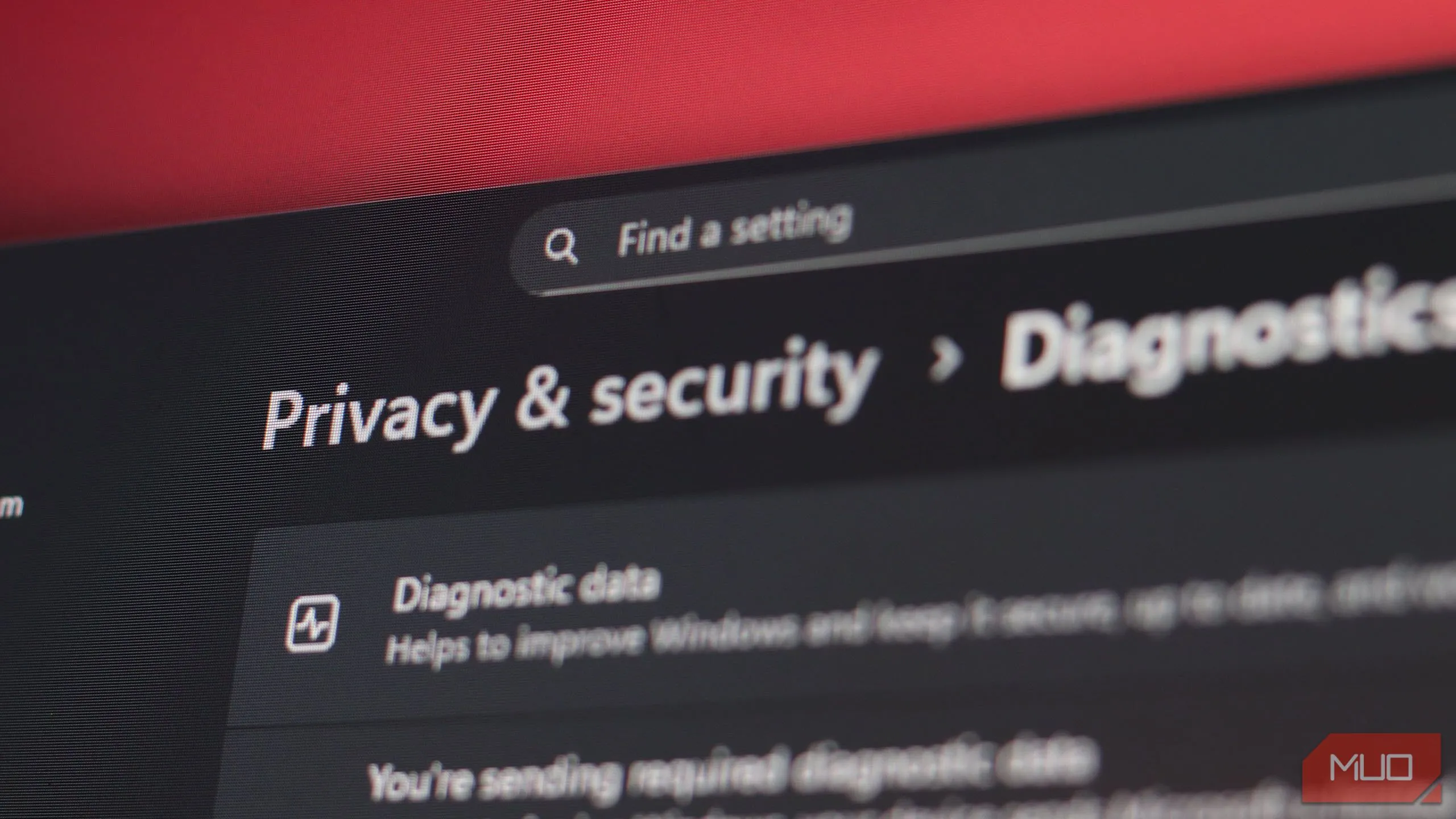 Cài đặt Quyền riêng tư và Bảo mật trên Windows, liên quan đến dịch vụ Connected User Experiences and Telemetry.