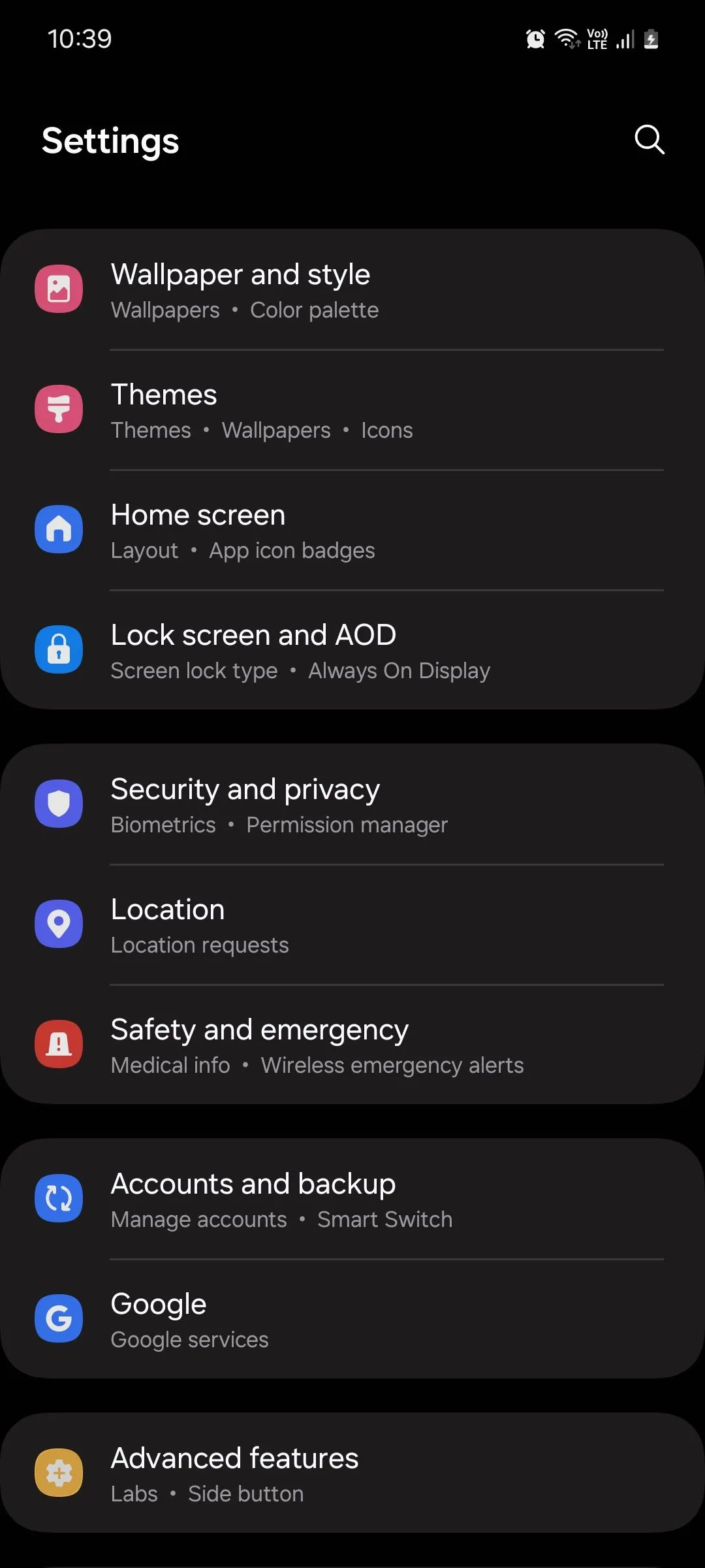 Cài đặt thiết bị Samsung One UI 6.1 để tùy chỉnh nút cạnh