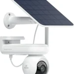 Camera an ninh Reolink Altas PT Ultra màu trắng với thiết kế hiện đại, sẵn sàng giám sát ngoài trời.