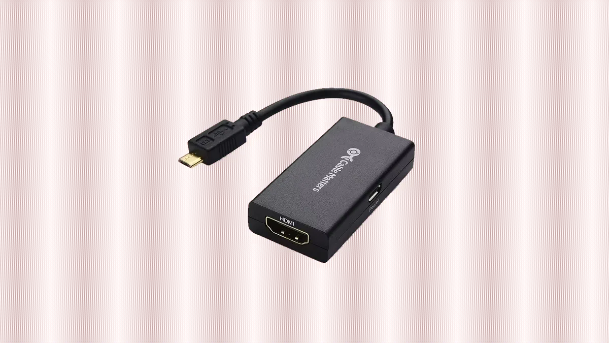 Cáp Micro USB MHL sang HDMI Cable Matters tích hợp cổng sạc USB, phù hợp cho điện thoại Android đời cũ