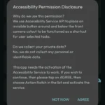 Cấp quyền truy cập Accessibility cho ứng dụng Action Notch trên Android