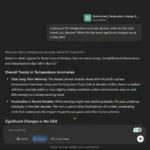 ChatGPT phân tích dữ liệu nhiệt độ, minh họa khả năng suy luận AI được cải thiện