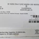 Chi tiết số IMEI iPhone trên nhãn dán của vỏ hộp bán lẻ gốc