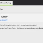 Chức năng Frozen Turkey giúp thiết lập chặn cứng các trang web trong ứng dụng Cold Turkey.