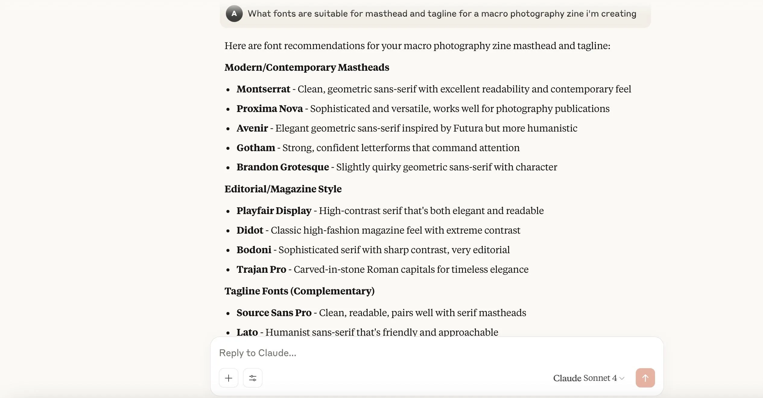 Claude trình bày ý tưởng về thiết kế Typography một cách dễ hiểu