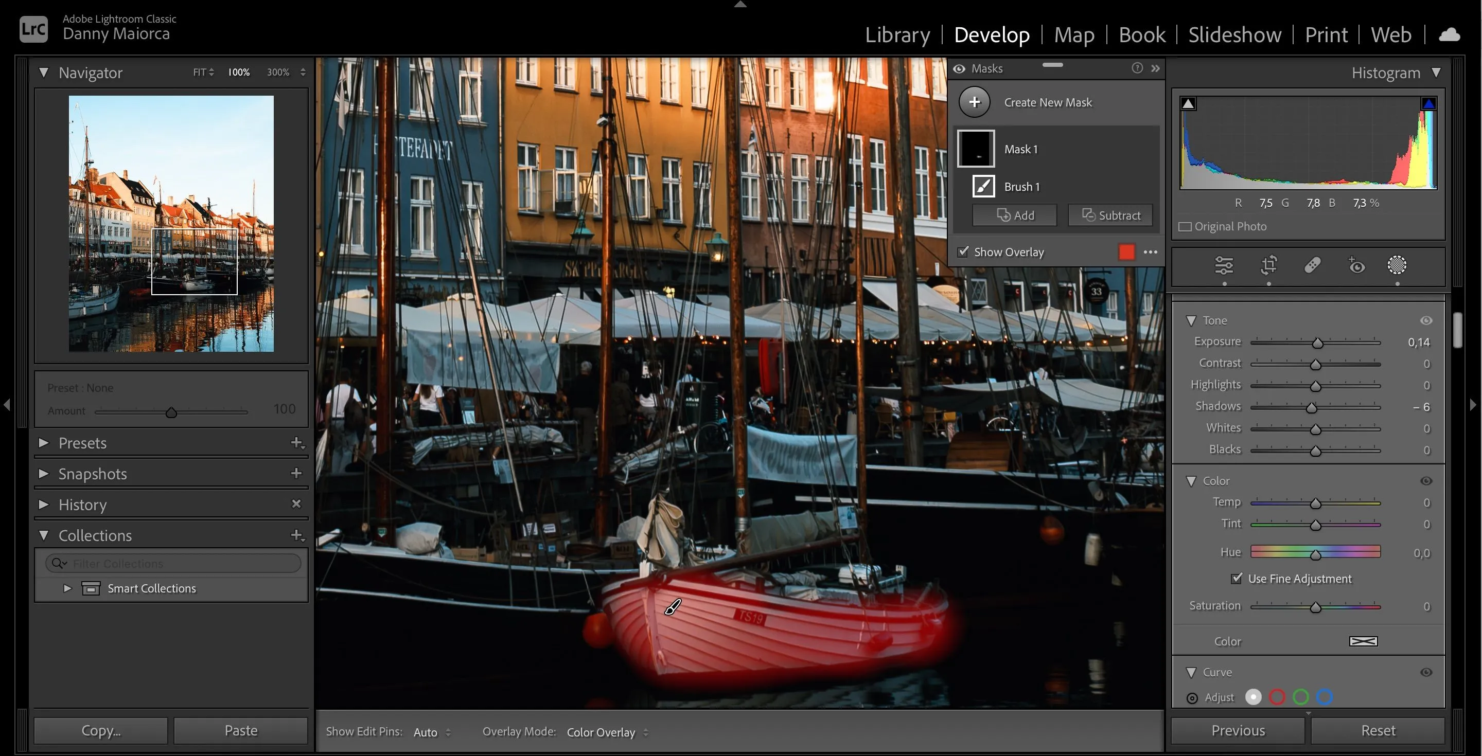 Công cụ mặt nạ (Masking) trong Adobe Lightroom cho phép chỉnh sửa chọn lọc