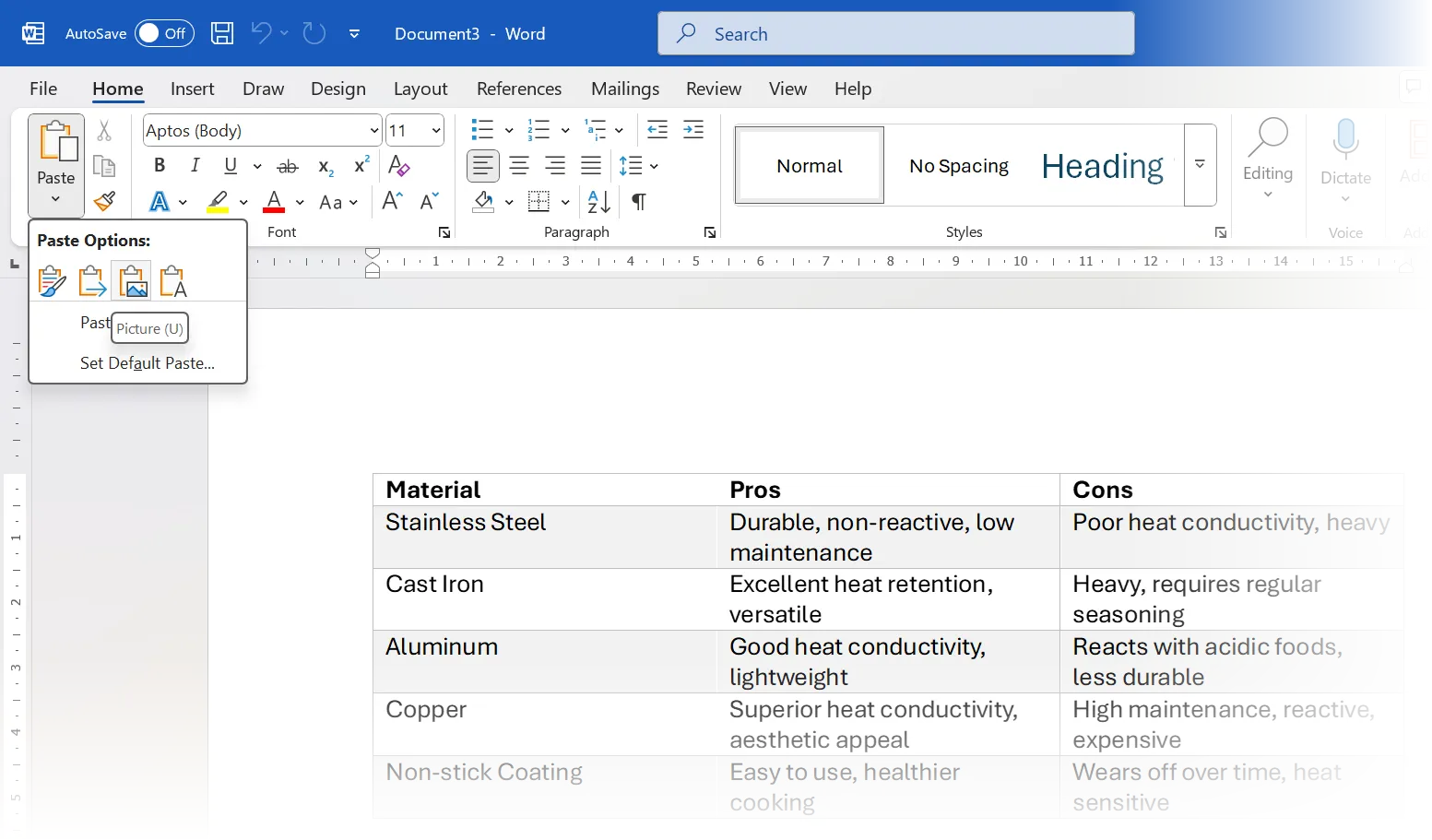 Dán văn bản thành hình ảnh để khóa định dạng trong Microsoft Word