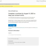Email cảnh báo Microsoft Entra ID không hoạt động với thông tin bị làm mờ