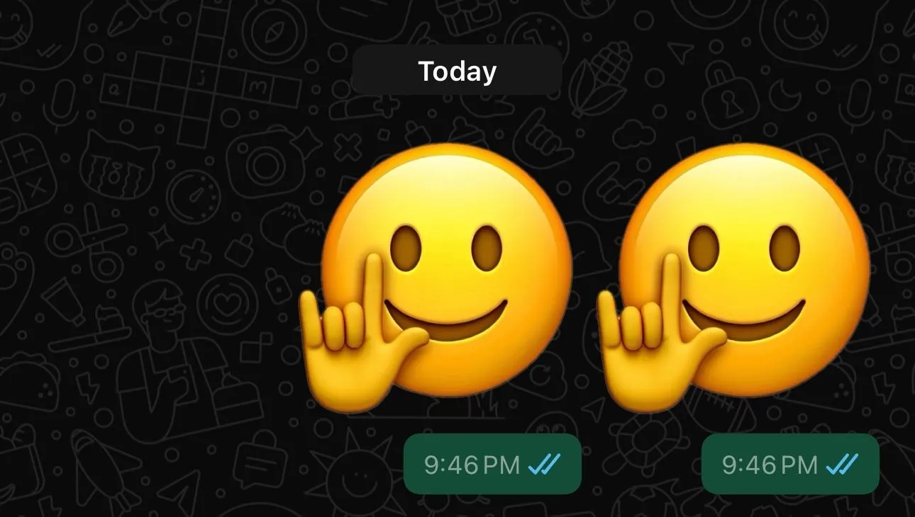 Genmoji được gửi dưới dạng nhãn dán thay vì biểu tượng cảm xúc trên WhatsApp
