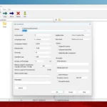 Giao diện 7-Zip hiển thị các tùy chọn khi tạo kho lưu trữ 7z mới, bao gồm mức độ nén và phương thức mã hóa.