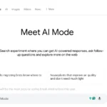 Giao diện "AI Mode" mới của Google Search với khả năng trò chuyện AI
