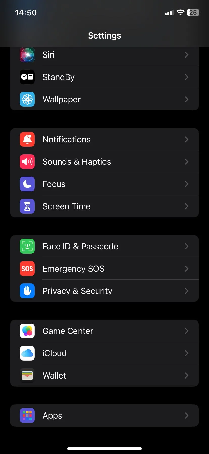 Giao diện cài đặt Ảnh trong ứng dụng Cài đặt iPhone, hiển thị &quot;Ảnh iCloud&quot;