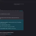 Giao diện cài đặt bảo mật của Tor Browser với tùy chọn 'Safest' được chọn, thể hiện mức độ bảo vệ cao nhất khi truy cập Dark Web.