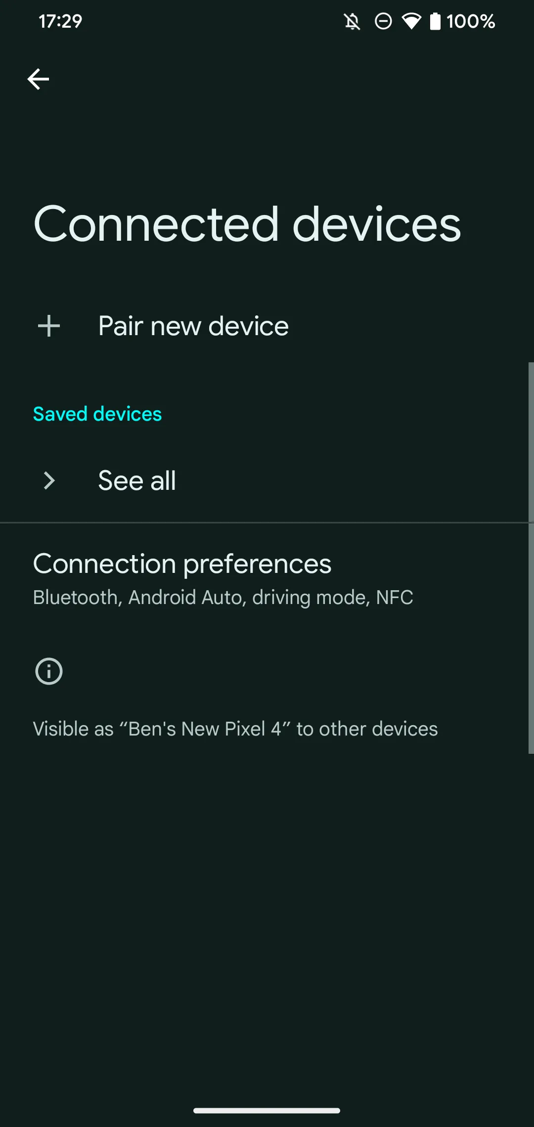Giao diện cài đặt Bluetooth để ghép nối thiết bị mới trên điện thoại Android
