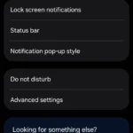 Giao diện cài đặt thông báo trên điện thoại Android, hiển thị tùy chọn quản lý thông báo màn hình khóa.