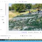 Giao diện chỉnh sửa video trực quan của Veed.io với các công cụ đa dạng