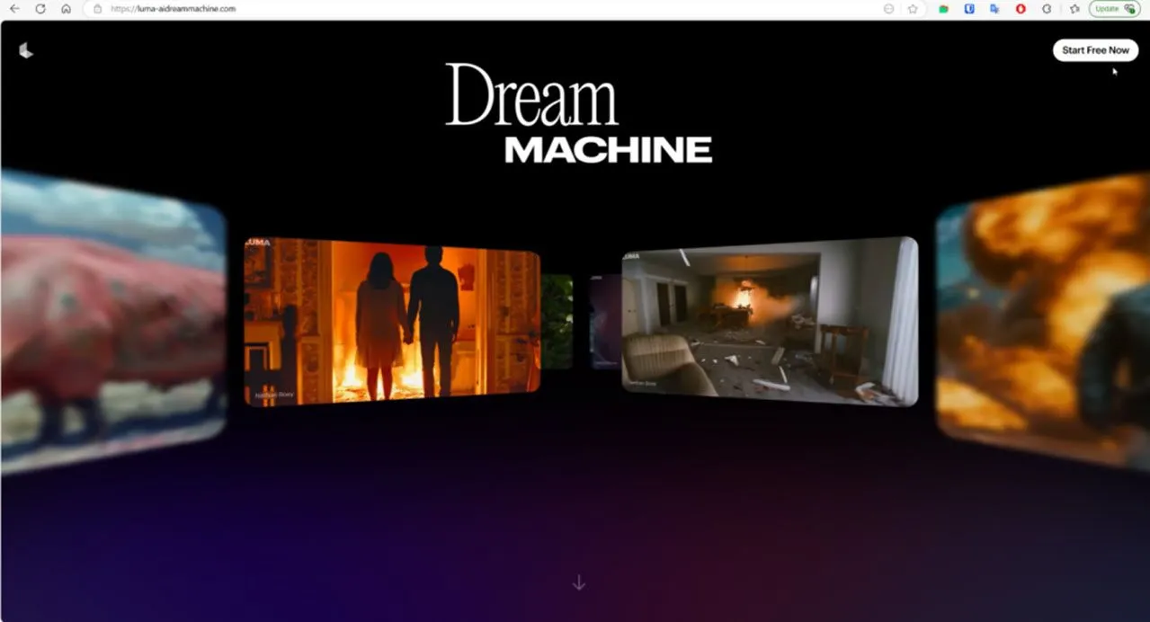 Giao diện công cụ tạo video AI giả mạo đang phát tán mã độc Noodlophile