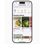 Giao diện danh mục công thức nấu ăn phong phú trên Apple News+ Food, minh họa khả năng tìm kiếm và lọc công thức