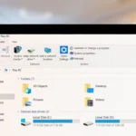 Giao diện File Explorer trên Windows với thanh điều hướng và công cụ hiển thị rõ ràng