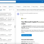 Giao diện hộp thư đến của Outlook với nhiều tính năng và nút bấm