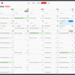 Giao diện lịch Fantastical trên Windows với góc nhìn theo quý