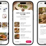 Giao diện minh họa các dịch vụ mới của Airbnb, bao gồm đặt đầu bếp riêng và spa