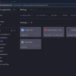 Giao diện quản lý tab của Toby hiển thị các tab được nhóm trong bộ sưu tập "Writing"