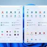 Giao diện Start Menu Windows 11 mới với tùy chọn Category và Grid