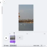 Giao diện thêm nhạc vào video trên ứng dụng Canva với các tùy chọn bài hát và điều chỉnh