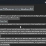 Giao diện tiện ích PowerToys Peek hiển thị cửa sổ xem trước tài liệu văn bản trên Windows 11