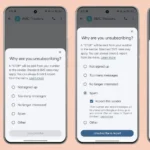 Giao diện tính năng hủy đăng ký tin nhắn tự động trên Google Messages