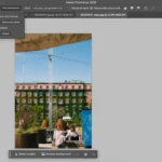 Giao diện tính năng One-Click Remove trong Photoshop 2025