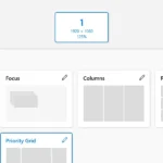 Giao diện trình chỉnh sửa bố cục FancyZones trong PowerToys trên Windows hiển thị các mẫu có sẵn và tùy chọn tạo bố cục mới.