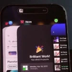 Giao diện trình chuyển đổi ứng dụng trên iPhone 16 Pro, minh họa việc không có nút đóng tất cả ứng dụng