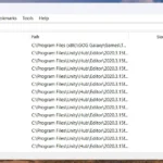 Giao diện ứng dụng Everything hiển thị kết quả tìm kiếm file cực nhanh trên Windows