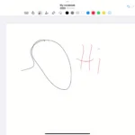 Giao diện ứng dụng Nebo trên iPad với tính năng chuyển đổi chữ viết tay thành văn bản