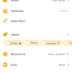 Giao diện ứng dụng quản lý chi tiêu Spendee trên điện thoại iOS