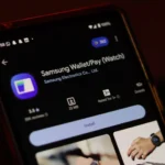 Giao diện ứng dụng Samsung Wallet trên điện thoại Android
