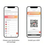 Giao diện website Airalo, nhà cung cấp eSIM hàng đầu cho du khách.
