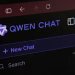 Giao diện website của mô hình chatbot Qwen AI từ Alibaba