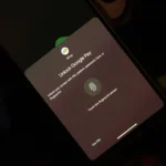 Giao diện yêu cầu xác thực vân tay hoặc khuôn mặt khi mở ứng dụng ví điện tử Google Pay